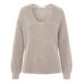 V-Pullover Peter Hahn beige