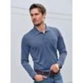 Polo-Shirt 1/1-Arm Bugatti blau