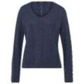 V-Pullover Fadenmeister Berlin blau