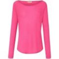 Rundhals-Pullover aus 100% Premium-Kaschmir FLUFFY EARS pink