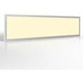 LED Panel 120x30cm 40W Rahmen silber - Lichtfarbe: Warmweiß 3000K