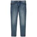 TOM TAILOR DENIM Herren Tapered Slim Jeans, blau, Uni, Gr. 29/32