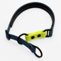 THE DOG IDEA Zugstopp Halsband Navy neon gelb XXL