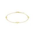 Fußkette AMOR "Golden Anklet 2014678", gold (goldfarben), Fußkettchen, Gelbgold 375