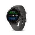 Smartwatch GARMIN "VENU 3S" Smartwatches grau (kieselgrau, schiefergrau)