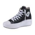 Sneaker CONVERSE "CHUCK TAYLOR ALL STAR MOVE PLATFORM" Gr. 36, schwarz-weiß (schwarz, weiß) Schuhe