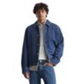 Jeansjacke MARC O'POLO DENIM "mit leichter Wattierung und Fleecefutter" Gr. L, blau Damen Jacken