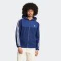 Kapuzensweatshirt ADIDAS ORIGINALS "Fleece hoodie" Gr. L, blau (night indigo) Herren Sweatshirts