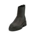 Chelseaboots MARC O'POLO "aus edlem Velours-Rindleder" Gr. 36, schwarz Damen Schuhe