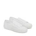 Sneaker SUPERGA "2750 FLOWER SANGALLO" Gr. 37, weiß Schuhe aus besticktem Textilmaterial