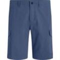 Cargoshorts TOMMY HILFIGER "HARLEM CARGO 1985" Gr. 30, N-Gr, blau (aegean sea) Herren Hosen in schlichtem Design