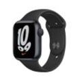 Apple Watch Series 7 (2021) GPS + Cellular 45 mm - Aluminium Mitternacht - Sportarmband Schwarz