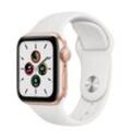 Apple Watch Series SE 1 (2022) GPS + Cellular 40 mm - Aluminium Gold - Sportarmband Weiß