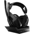 Astro A50 PS4/PS5/PC + Station Kopfhörer Noise cancelling gaming wireless mit Mikrofon - Schwarz