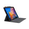 Logitech Tastatur QWERTY Norwegisch Wireless Slim Folio iPad Air 3. Gen.