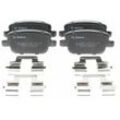 BOSCH Bremsbelagsatz, Scheibenbremse hinten rechts links für FORD LANCIA VOLVO ROVER LR003657 30794553 6G912M008GA 0 986 494 639