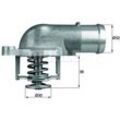 MAHLE Thermostat, Kühlmittel mit Dichtung für VW CUPRA AUDI 070121114 TI 212 87D