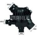 MAHLE Thermostat, Kühlmittel für BMW 7544788 11537544788 7536655 TM 14 97