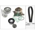 INA Wasserpumpe + Keilrippenriemensatz mit für SKODA VW SEAT AUDI 03F145276 074145933AJ 03F121004F 529 0534 30