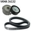 SKF Keilrippenriemensatz für ALFA ROMEO PEUGEOT FIAT CITROËN FORD LANCIA JAGUAR VOLVO 1477061 7G9Q6A228AA 1870358 VKMA 34132