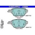 ATE Bremsbelagsatz, Scheibenbremse hinten rechts links für MERCEDES-BENZ 0004209700 A0004209700 0004209800 13.0470-9004.2