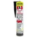 PETEC Karossie & Dichtmasse schwarz (310 ml) Metall-Klebstoff,Karosserieklebstoff,Hybridklebstoff,Universalklebstoff 94730