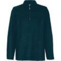 Baumwoll-Fleece-Troyer, petrol, 40/42