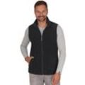 Fleeceweste TRIGEMA "TRIGEMA Fleeceweste", Herren, Gr. L, schwarz, 100% Polyester, sportlich, Westen