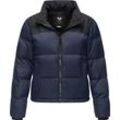 Steppjacke RAGWEAR "Serah", Damen, Gr. 4XL (48), blau (navy), Obermaterial 1: 100% Nylon, Obermaterial 2: 100% Polyester, Innenfutter: 100% Polyester, Wattierung: 100% Polyester, modisch, lässig geschnitten hüftbedeckend, hoch geschlossener Ausschnitt, Langarm eng Strickbündchen, Jacken, stylische Damen Winterjacke im Colourblocking-Design