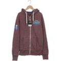 Superdry Herren Kapuzenpullover, bordeaux, Gr. 52