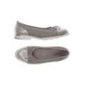 Gabor Damen Ballerinas, grau, Gr. 4