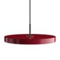 UMAGE - Asteria LED-Pendelleuchte, schwarz / ruby red