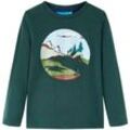 Torana - Kinder-Langarmshirt Dunkelgrün 116