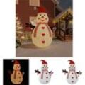 The Living Store - Aufblasbarer Schneemann mit LEDs 360 cm - Weihnachtsbeleuchtung