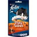 felix® Katzen-Leckerli Play Tubes Huhn- und Lebergeschmack 8x 50,0 g