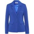 Jersey-Blazer Peter Hahn blau