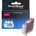 PrintAbout Druckerpatrone kompatibel mit Canon CLI-8M - Magenta