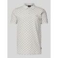 Regular Fit Poloshirt mit Label-Stitching Modell 'Paigam'