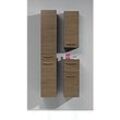 Artiqua Hochschrank Serie 818 Anschlag links, Weiss Glanz, 168x30x30cm