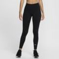 Nike One Leggings in voller Länge mit hohem Bund für Damen - Schwarz