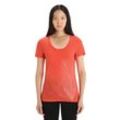 Icebreaker Merino Tech Lite II T-Shirt mit U-Ausschnitt Plume - Frau - Vibrant Earth - Größe XS