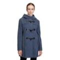 Outdoorjacke GIL BRET "Gil Bret Dufflecoat mit Kapuze" Gr. 36, blau (dress blues) Damen Jacken