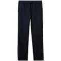 TOM TAILOR Herren Hose mit Leinen, blau, Uni, Gr. XL