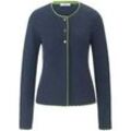 Strickjacke Peter Hahn blau, 48