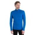 Icebreaker Merino 200 Oasis Thermo-Langarmshirt mit halblangem Reißverschluss - Mann - Lazurite - Größe L