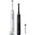 ORAL-B Pro 3 3900 Elektrische Zahnbürste Black/White, Reinigungstechnologie: Oszillierend / Rotierend Pulsierend (3D)