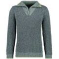 Rundhalspullover RAGMAN Gr. 52, bunt (blau, grün, 731) Herren Pullover