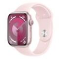 Apple Watch Series 9 (2023) GPS + Cellular 45 mm - Aluminium Rosé - Sportarmband Rosé