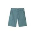 TOM TAILOR Jungen Cargoshorts mit Bio-Baumwolle, grün, Gr. 152