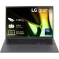 LG Business-Notebook "Gram 16" Ultralight Laptop, IPS-Display, 16 GB RAM, Windows 11 Home", grau, 16 GB RAM 1000 GB SSD, Core Ultra 7, Windows 11 Home, Notebooks, 16Z90S-G.AA79G, 2024